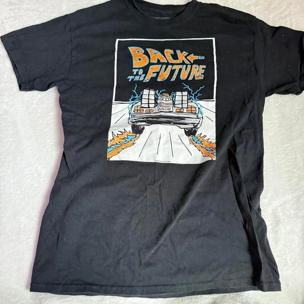 back to the future riot society t-shirt size M 100% cotton